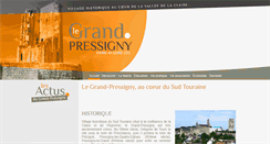 Desktop Screenshot of le-grand-pressigny.net