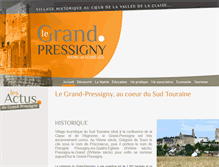 Tablet Screenshot of le-grand-pressigny.net